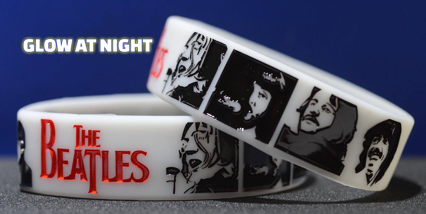 The Beatles White Glow 3/4 inch