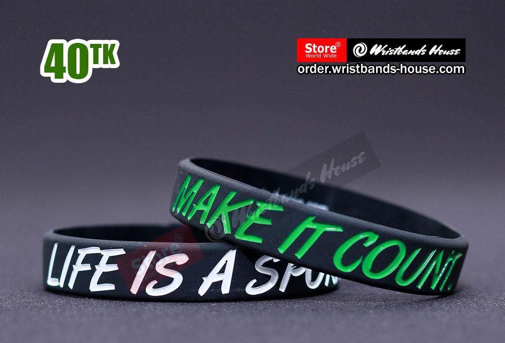 Life Is A Sport Black 1/2 inch