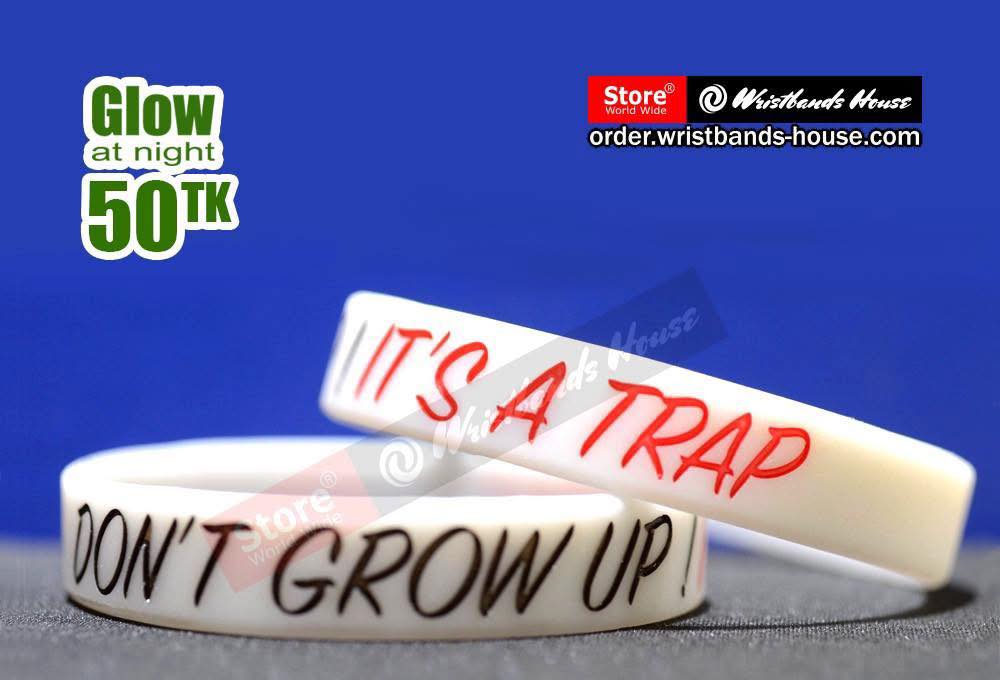 Don't Grow Up White Glow 1/2 inch