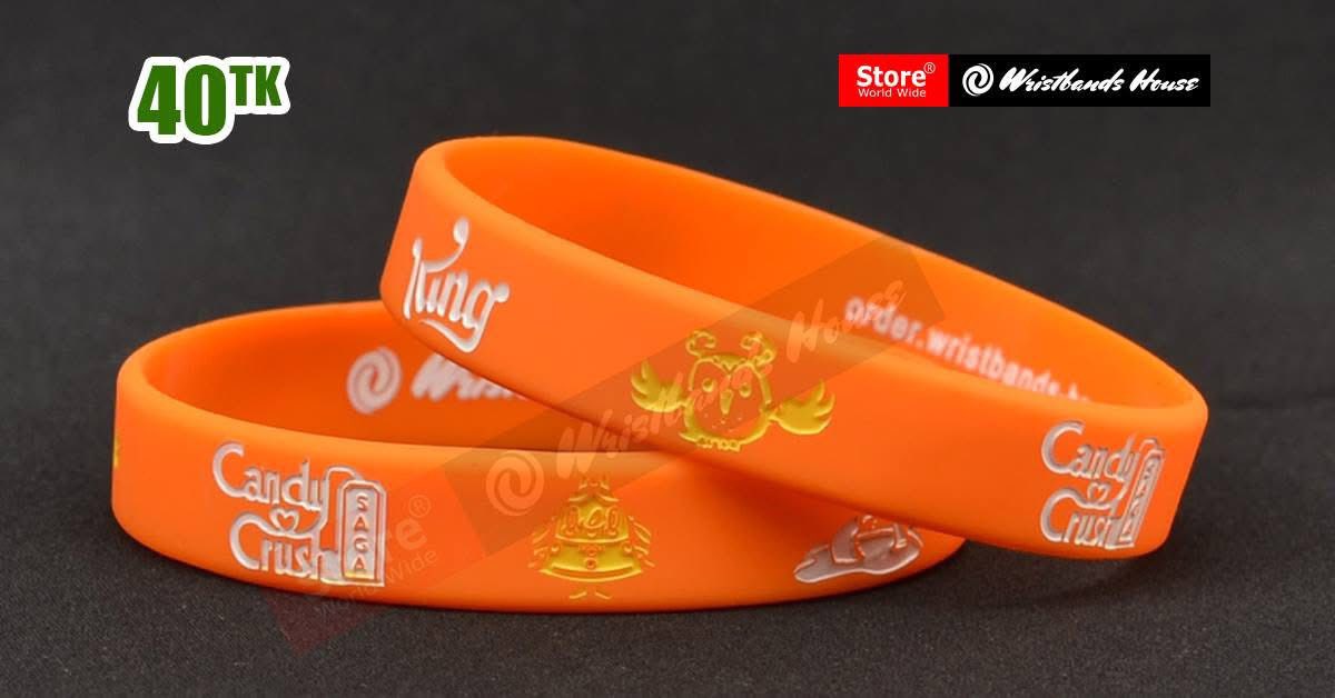 Candy Crush Orange 1/2 inch