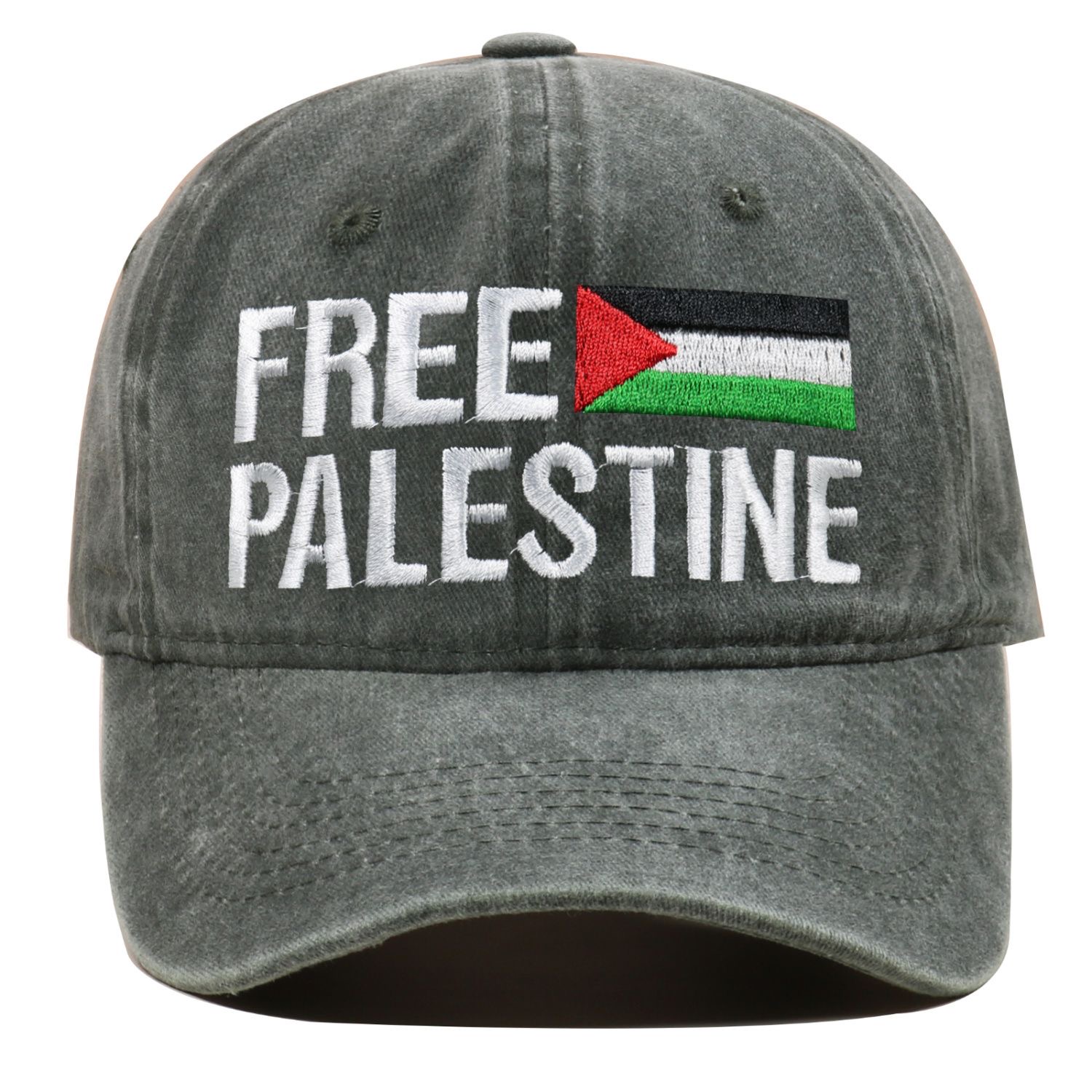 Free Palestine Cap Olive
