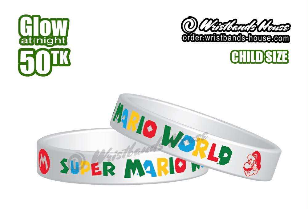 Super Mario World White 1/2 inch