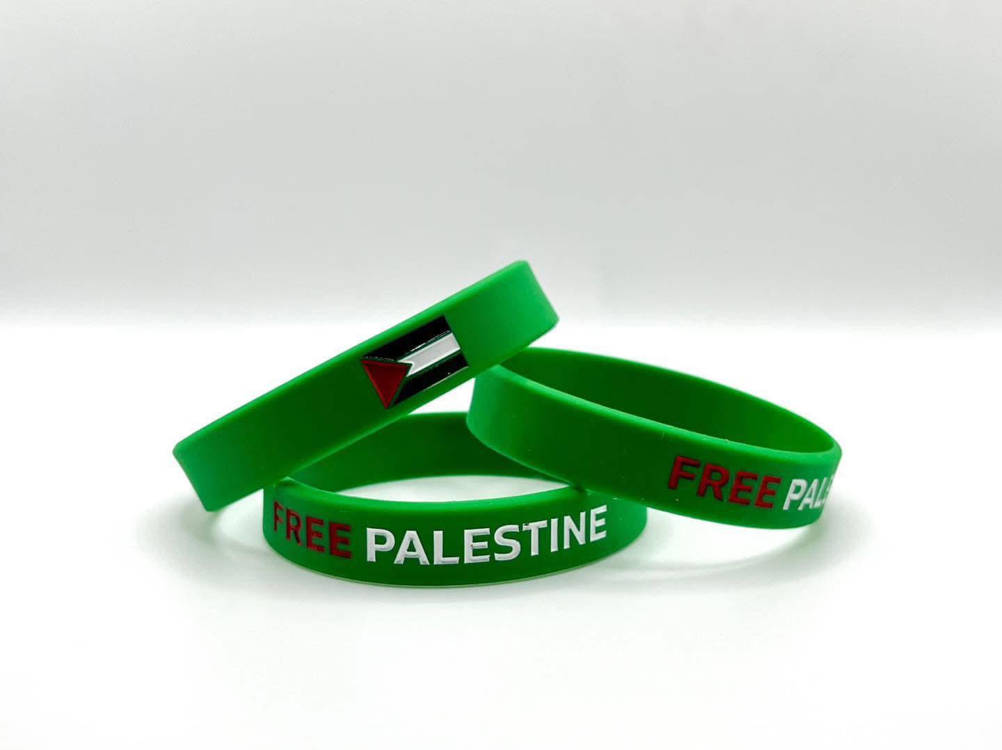 Free Palestine Green 1/2 inch
