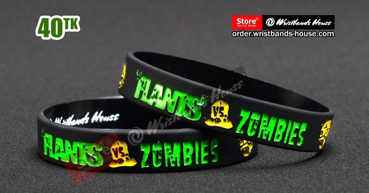 Plants vs. Zombies Black 1/2 inch