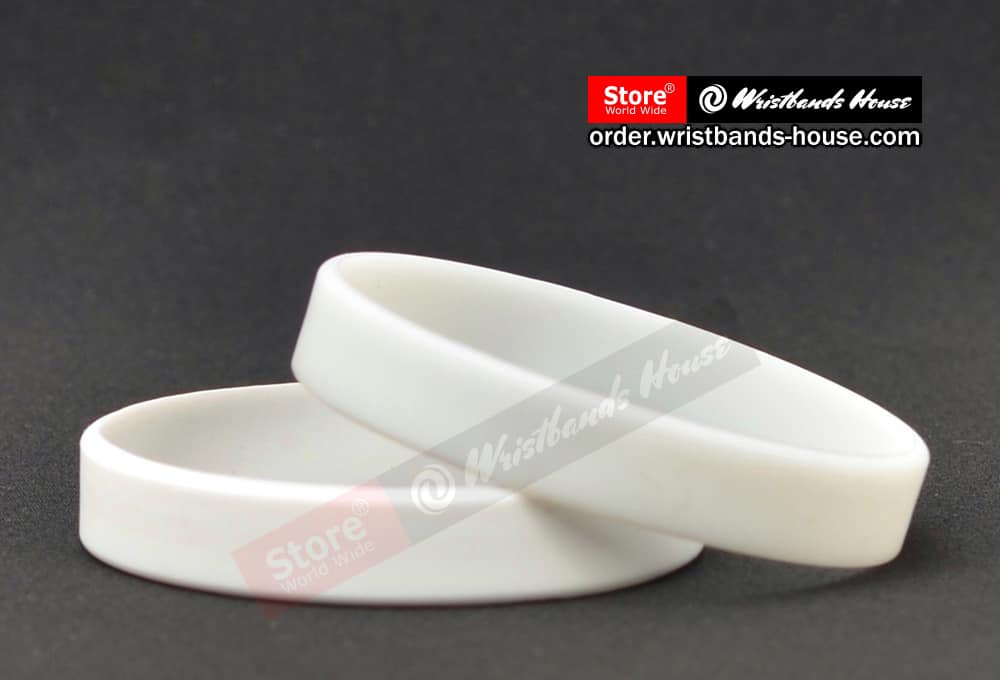 Solid White 1/2 inch