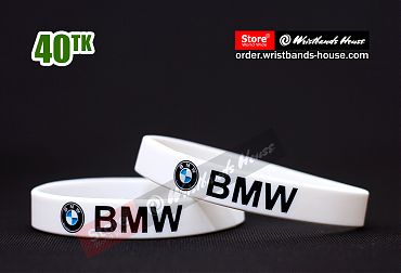 BMW White 1/2 Inch