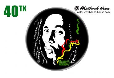 Bob Marley Rasta Mania Badge