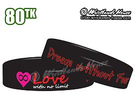 Love with No Limit Black 3/4 Inch