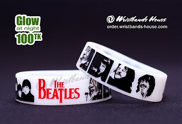 The Beatles White Glow 3/4 Inch