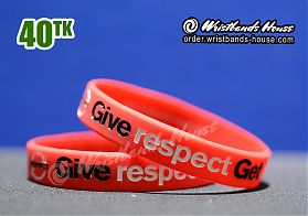 Give Respect Get Respect Red 1/2 Inch