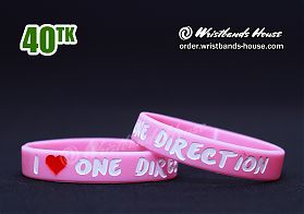 One Direction Pink 1/2 Inch