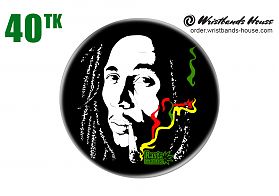 Bob Marley Rasta Mania Badge