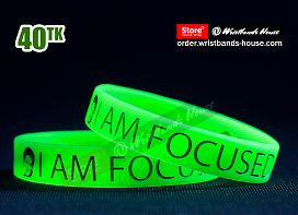 I am Focused Green 1/2 Inch