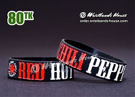 Red Hot Chili Peppers Black 3/4 Inch