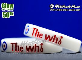 The Who White Glow 1/2 Inch