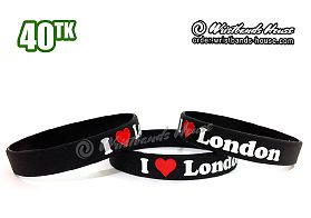 I Love London Black 1/2 Inch