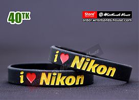 I Love Nikon Black 1/2 Inch