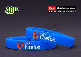 Mozila Firefox Blue 1/2 Inch
