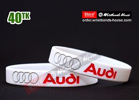 Audi White 1/2 Inch