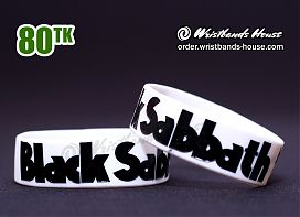 Black Sabbath White 3/4 Inch