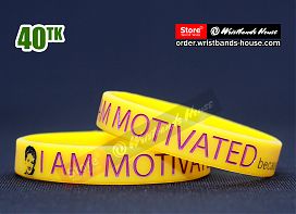 I am Motivated Yellow 1/2 Inch